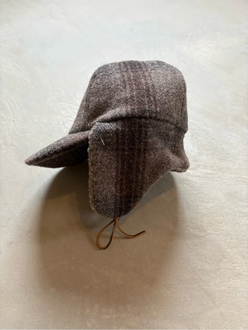 NEW Eddie Bauer Vintage Plaid Wool Blend Hunting Hat Medium